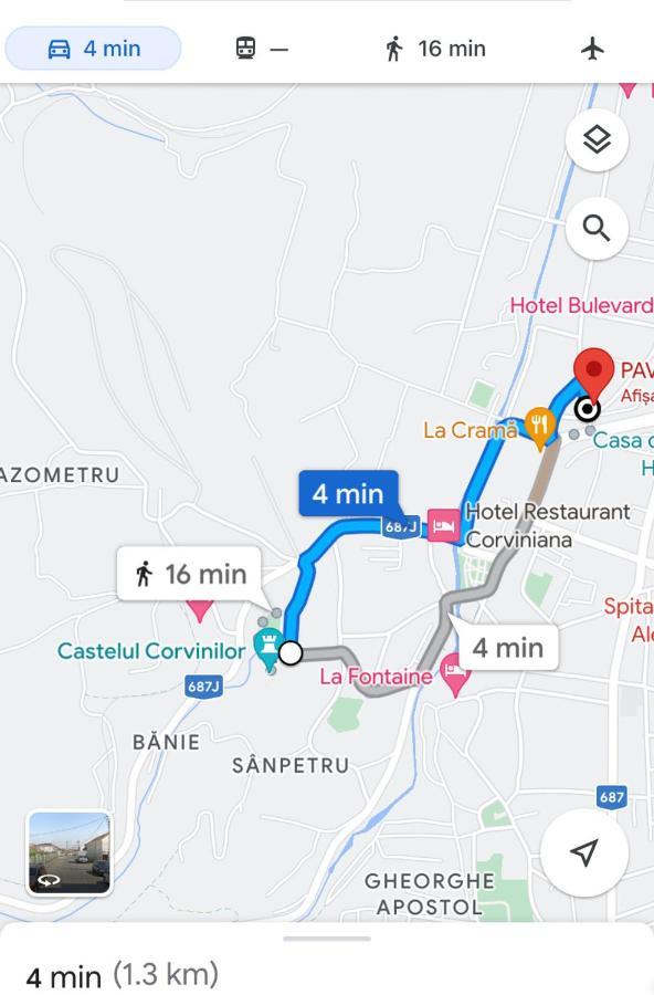 Apartament Pav- Semper Fidelis Hunedoara Zewnętrze zdjęcie